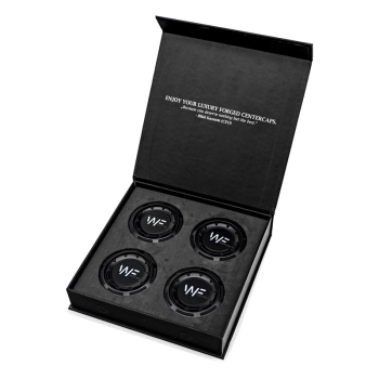 WF Luxury Forged - Limited Centercaps - Deep Black